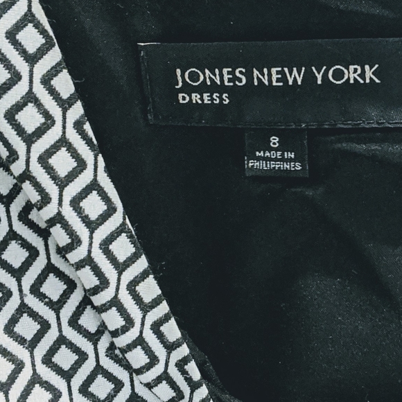 Jones New York- Work dress, leather detail sleeve - Picture 2 of 4